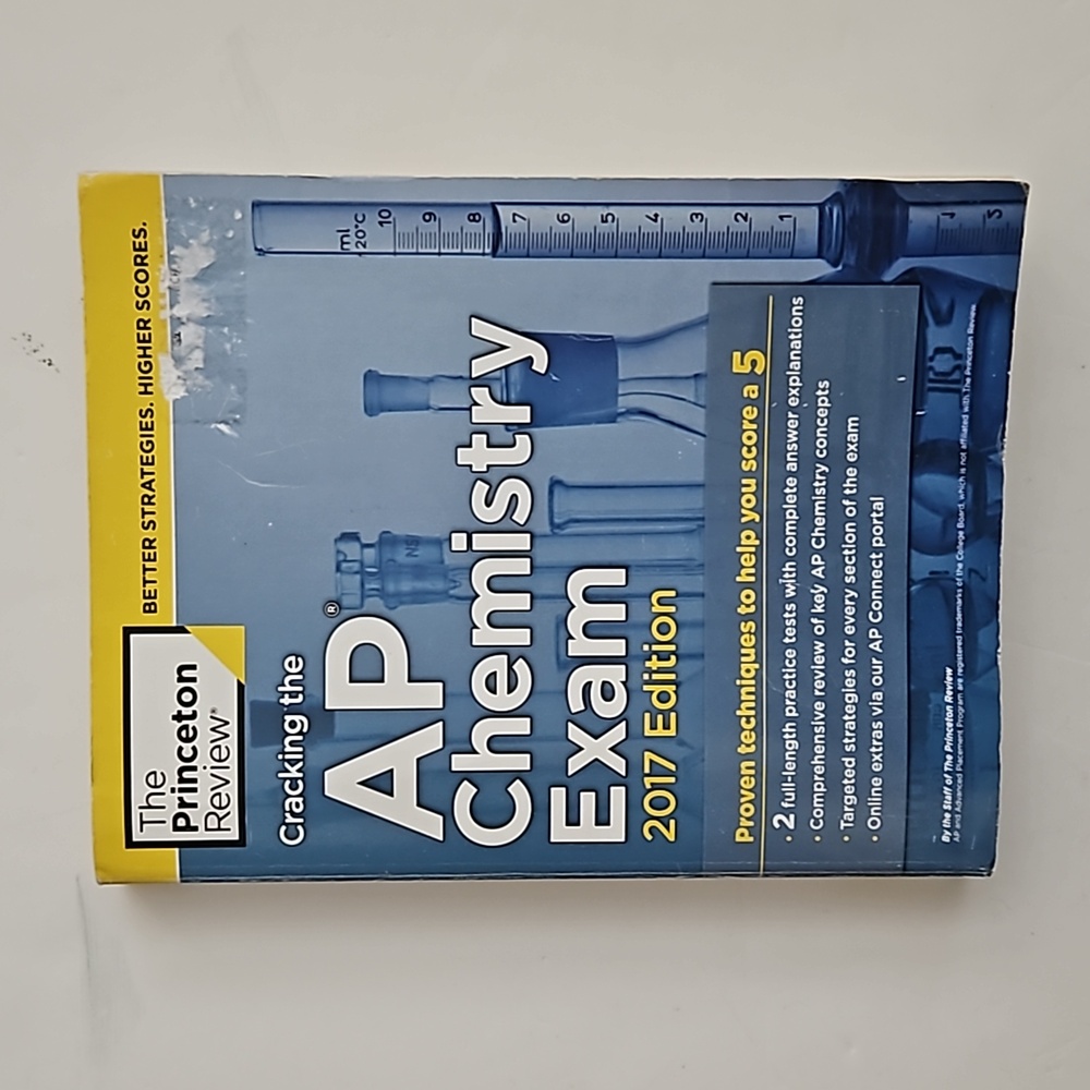 The Princeton Review cracking the AP Chemistry exam 2017 Edition